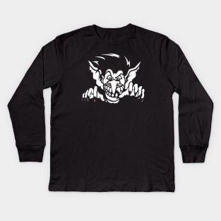 Negative Space: Boogieman Kids Long Sleeve T-Shirt